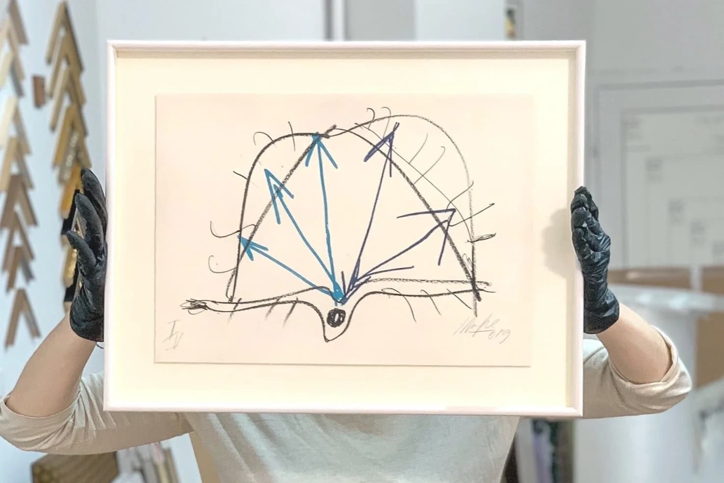 Framed artwork presented by Frameshore